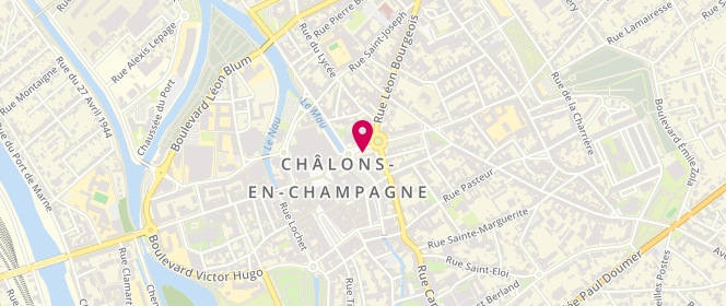 Plan de La Favorite, 6 Rue de Vaux, 51000 Châlons-en-Champagne