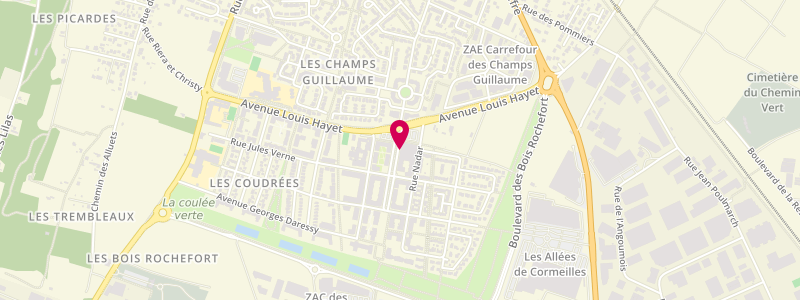 Plan de Le Rochefort, 3 Avenue des Freres Lumieres, 95240 Cormeilles-en-Parisis