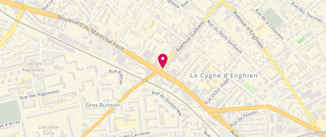 Plan de Le Tabac du Cygne, 132 avenue Joffre, 93800 Épinay-sur-Seine