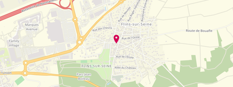 Plan de Le Foch, 54 Rue du Marechal Foch, 78410 Flins-sur-Seine