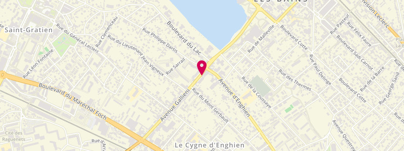 Plan de Le Week-End, 7 avenue Gallieni, 93800 Épinay-sur-Seine