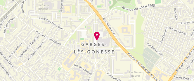 Plan de SNC Tabac du Centre, 23 avenue de la Commune de Paris, 95140 Garges-lès-Gonesse