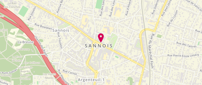 Plan de Maison de la Presse, 56 Boulevard Charles de Gaulle, 95110 Sannois