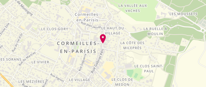 Plan de Le Village, 108 Rue Gabriel Péri, 95240 Cormeilles-en-Parisis