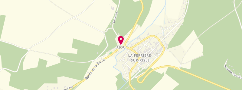 Plan de Le Relais d'Ajou, Haute-Normandie
1 Route de la Barre, 27410 Mesnil-en-Ouche