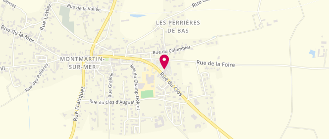 Plan de Magpresse, 5 A Rue du Clos, 50590 Montmartin-sur-Mer