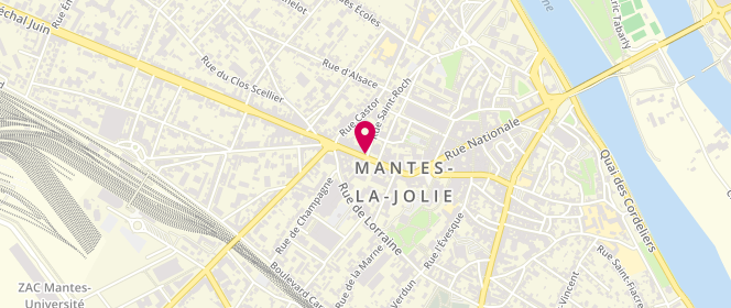 Plan de La Divette, 26 avenue de la République, 78200 Mantes-la-Jolie