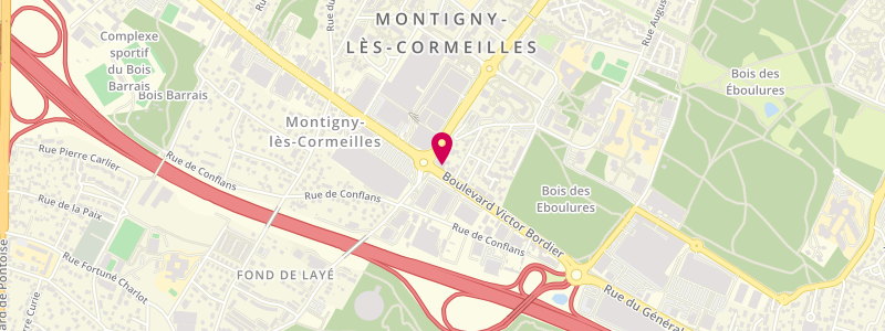 Plan de Au Pied de la Source, 38 Boulevard Victor Bordier, 95370 Montigny-lès-Cormeilles