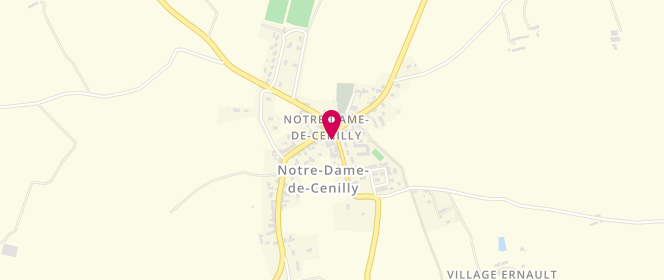 Plan de Les Gars-Melles, 2 Rue Thomas Douville, 50210 Notre-Dame-de-Cenilly