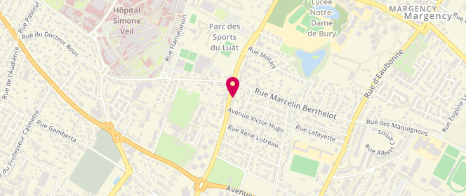 Plan de La Grille Dorée, 32 Route de Montlignon, 95600 Eaubonne