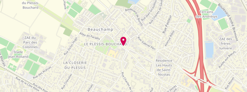 Plan de La tour de nesle plessis bouchard, 2-4 Rue Pierre Brossolette, 95130 Le Plessis-Bouchard