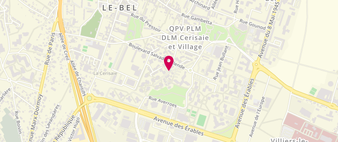Plan de La Civette, 3 Place Tolinette, 95400 Villiers-le-Bel