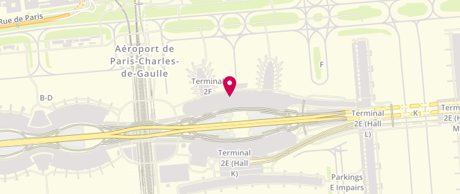 Plan de Roissy Cdg2e Box Jetee Est Zsd, Pdv 352492 Terminal E Sous Douan, 77990 Le Mesnil-Amelot