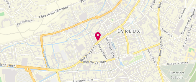 Plan de La Civette, 19 Rue du Dr Oursel, 27000 Évreux