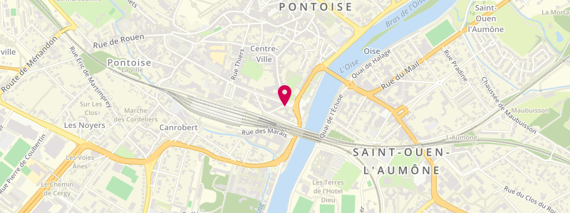 Plan de Le Saint Valentin, 9 Place de la Piscine, 95300 Pontoise