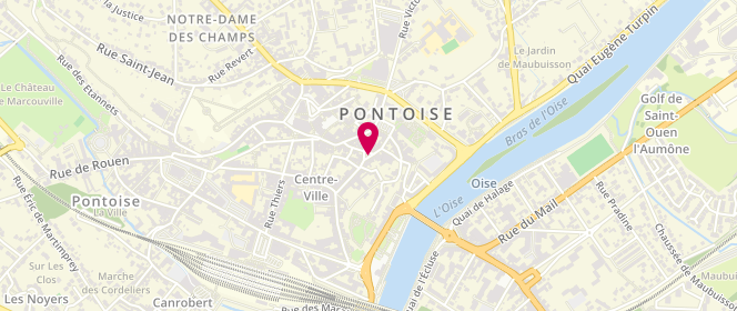 Plan de Le Fontenoy, 30 Rue Alexandre Prachay, 95300 Pontoise