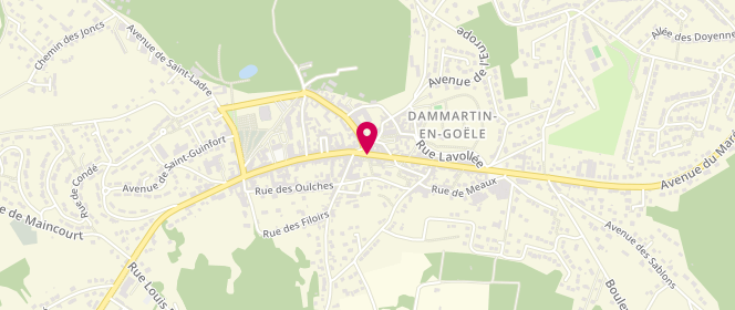 Plan de Café des Sports, 122 Rue du Général de Gaulle, 77230 Dammartin-en-Goële
