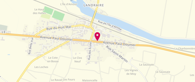 Plan de Le Soleil D'Or, 87 avenue Paul Doumer, 51700 Mareuil-le-Port