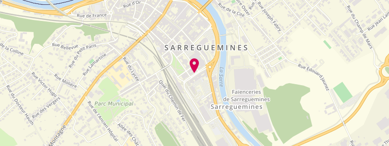 Plan de Relay Today SarreGuemines SNCF Lagardère TRAVEL RETAIL FRANCE, Gare Sncf Place Gare, 57200 Sarreguemines