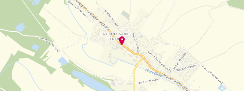 Plan de Le Saint Leufroy, 25 Rue de Louviers, 27490 Clef-Vallée-d'Eure