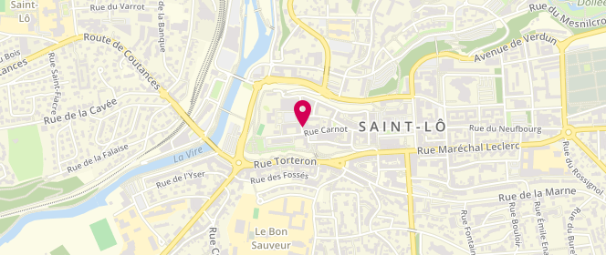 Plan de CATHERINE Thierry, 20 Rue Carnot, 50000 Saint-Lô