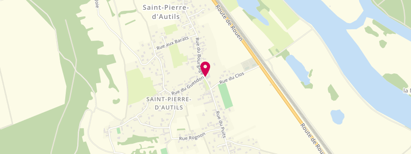 Plan de Le Relais de Saint-Pierre, 6 Rue du Bourgage, 27950 La Chapelle-Longueville