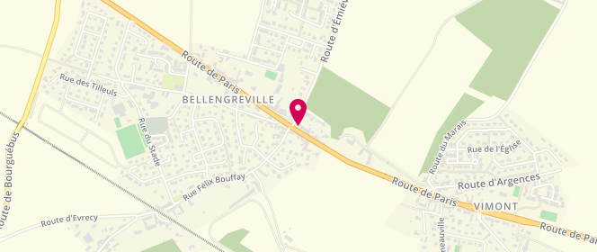 Plan de Le Bellen, 41 Route de Paris, 14370 Bellengreville