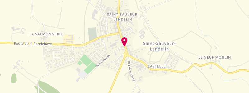 Plan de Le Scoop, 24 Rue Maréchal Leclerc, 50490 Saint-Sauveur-Villages