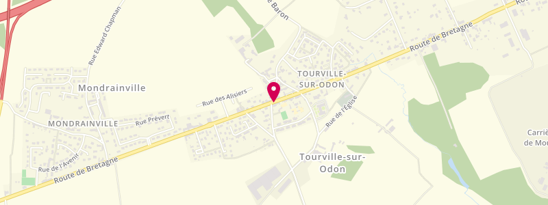 Plan de Le Tourville, 34 Route de Bretagne, 14210 Tourville-sur-Odon