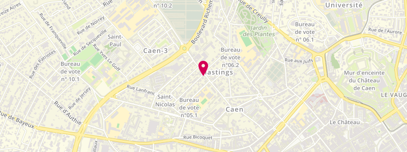 Plan de Tabac le Blue James, 23 Rue Saint-Gabriel, 14000 Caen