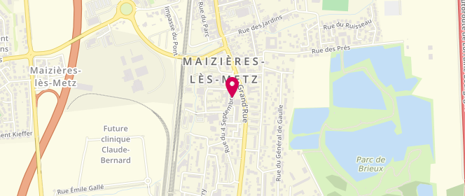 Plan de Le Chiquito, 11 Rue du 4 Septembre, 57280 Maizières-lès-Metz