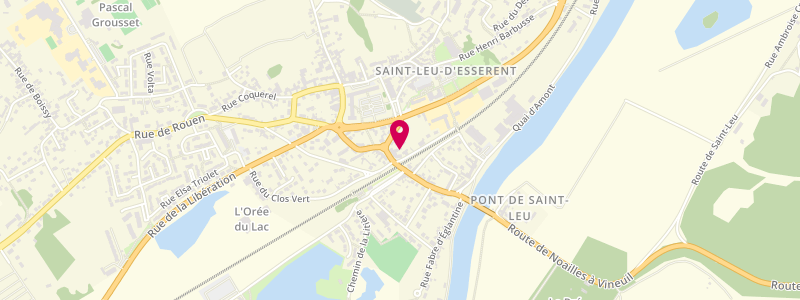 Plan de Tabac de la Gare - Berrier Tournoux Pean, 17-19 Rue Pasteur, 60340 Saint-Leu-d'Esserent