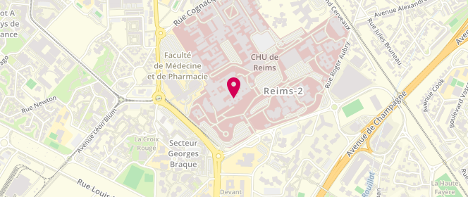 Plan de Relais H, Rue Serge Kochman, 51100 Reims
