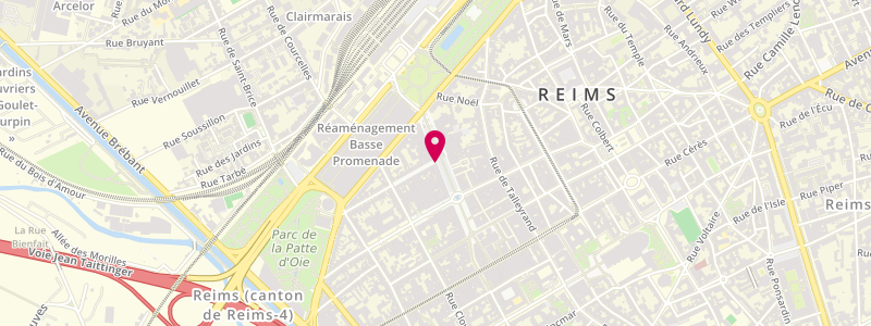 Plan de L'Hemingway, 69 Place Drouet d'Erlon, 51100 Reims