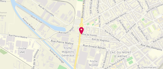 Plan de Le Triomphe, 197 Boulevard Charles Arnould, 51100 Reims