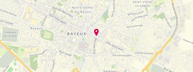 Plan de LECHEVREL Franck, 63 Rue Saint-Jean, 14400 Bayeux