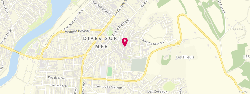 Plan de La Gitane, 22 Rue Paul Canta, 14160 Dives-sur-Mer