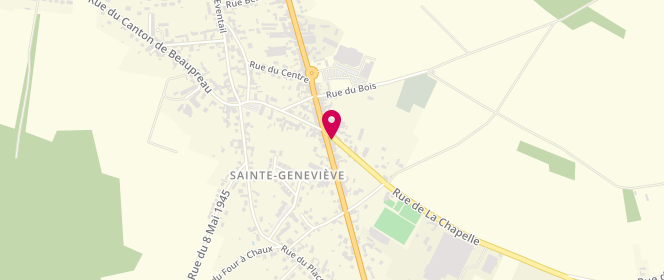 Plan de Le Bienvenu, 90 Route Nationale, 60730 Sainte-Geneviève