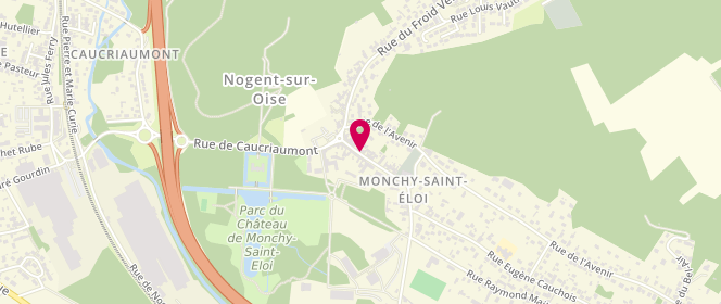 Plan de Le Monchy, 31 Rue de la République, 60290 Monchy-Saint-Éloi