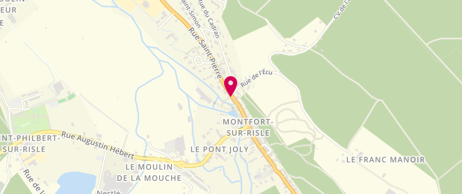 Plan de La Civette des Sports, 50 Rue Saint-Pierre, 27290 Montfort-sur-Risle