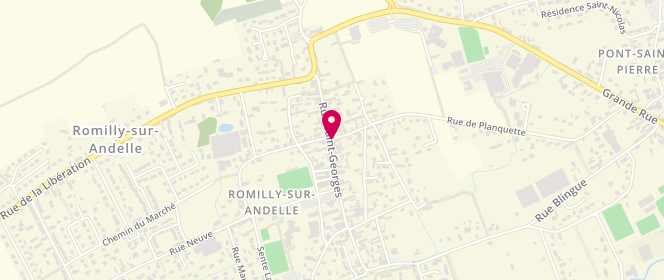 Plan de Le Marigny, 43 Rue Saint Georges, 27610 Romilly-sur-Andelle