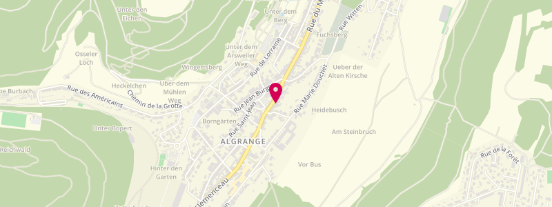 Plan de GAIGNIERRE Jony, 100 Rue Clemenceau, 57440 Algrange