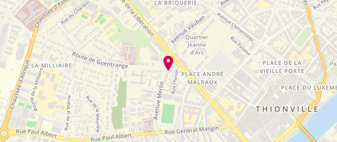 Plan de PUTZ David, 6 Rue de la Gendarmerie, 57100 Thionville