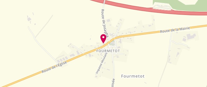 Plan de Relais de Fourmetot, 14 Route du Bourg, 27500 Le Perrey
