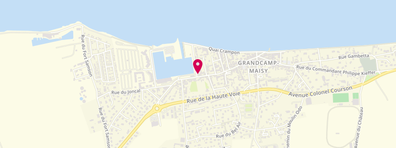 Plan de Le Café du Port, 140 Rue Aristide Briand, 14450 Grandcamp-Maisy
