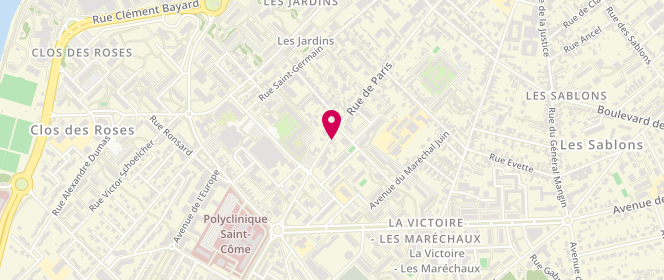 Plan de Le Lutecia, 173 Rue de Paris, 60200 Compiègne