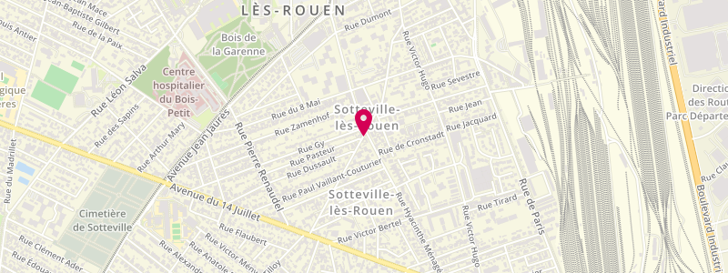 Plan de Le Celtique, Rue Hyacinthe Ménage, 76300 Sotteville-lès-Rouen