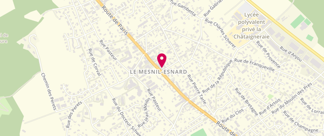 Plan de Le Neptune de Franck, 108 Route de Paris, 76240 Le Mesnil-Esnard