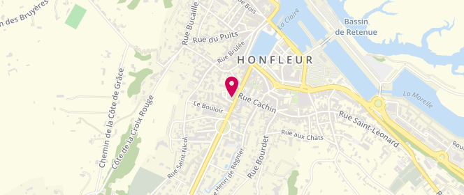 Plan de Le Fontenoy, 38 Rue de la République, 14600 Honfleur