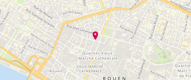 Plan de Le P'tit Ravisé, 14 Rue des Bons Enfants, 76000 Rouen